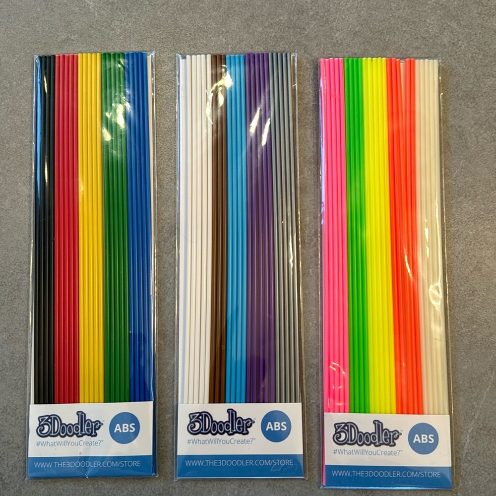💜3/$15 3Doodler ABS Strands Filaments